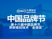 東晟密封件閃耀2024第十八屆中國品牌節(jié)，榮獲密封技術“金譜獎”